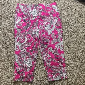 Talbots Women’s Pink Paisley Bottoms plus size 18